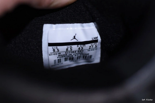 jordan 1761 ci1184- air 4 black TopPick laser 0115